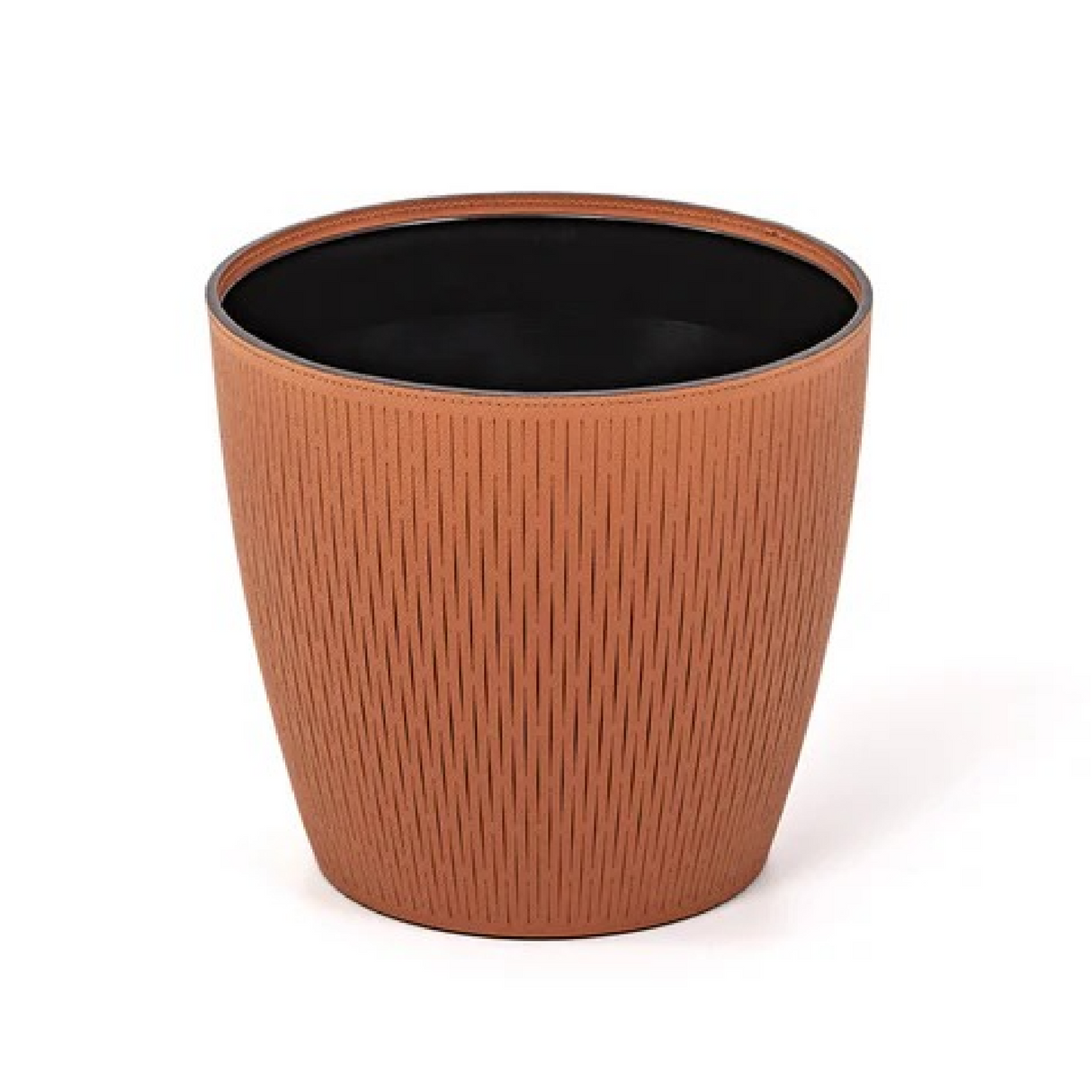 Leather Covered Vase | Pinetti Silvy | OROA.com