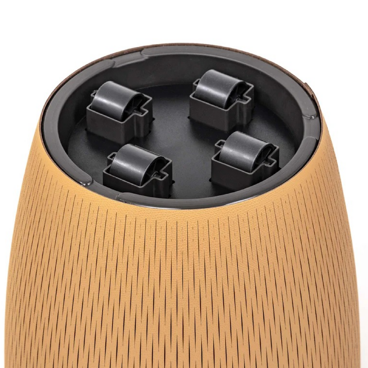 Leather Covered Flower Pot | Pinetti Silvy | OROA.com