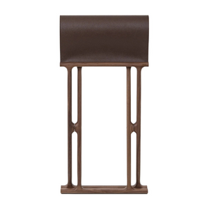 Outdoor Solid Walnut Folding Stool | Pinetti Chelsea | OROA.com