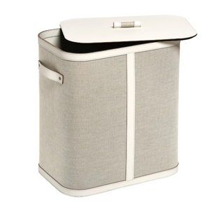 Leather Rectangular Basket | Pinetti Penelope | OROA.com