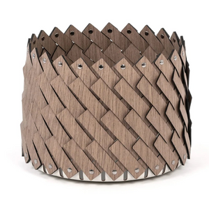 Wood Weave Square Basket S | Pinetti Sestriere | Italianfuniture.com