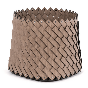 Wood Weave Square Basket | Pinetti Sestriere | Italianfuniture.com