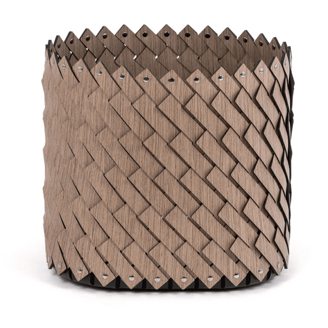 Wood Weave Square Basket | Pinetti Sestriere | Italianfuniture.com