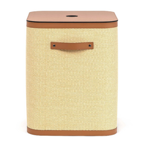 Straw Square Laundry Basket | Pinetti Aurora | Italianfuniture.com