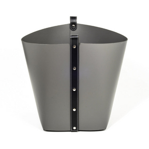 Flared Leather Basket | Pinetti Ovo | OROA.com