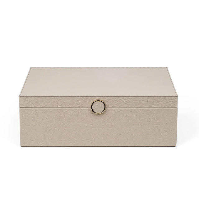 Leather Wrapped Jewelry Box | Pinetti Prestige | OROA.com