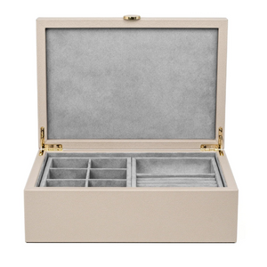 Leather Wrapped Jewelry Box | Pinetti Prestige | OROA.com