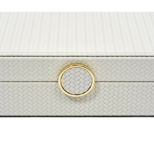 Leather Wrapped Jewelry Box | Pinetti Prestige | OROA.com