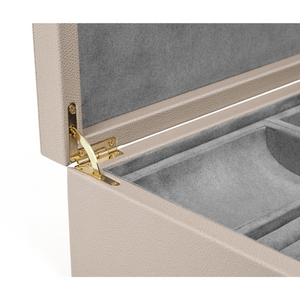 Leather Wrapped Jewelry Box | Pinetti Prestige | OROA.com