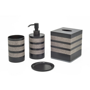 Metal and Leather Toothbrush Holder | Pinetti Saturno | OROA.com