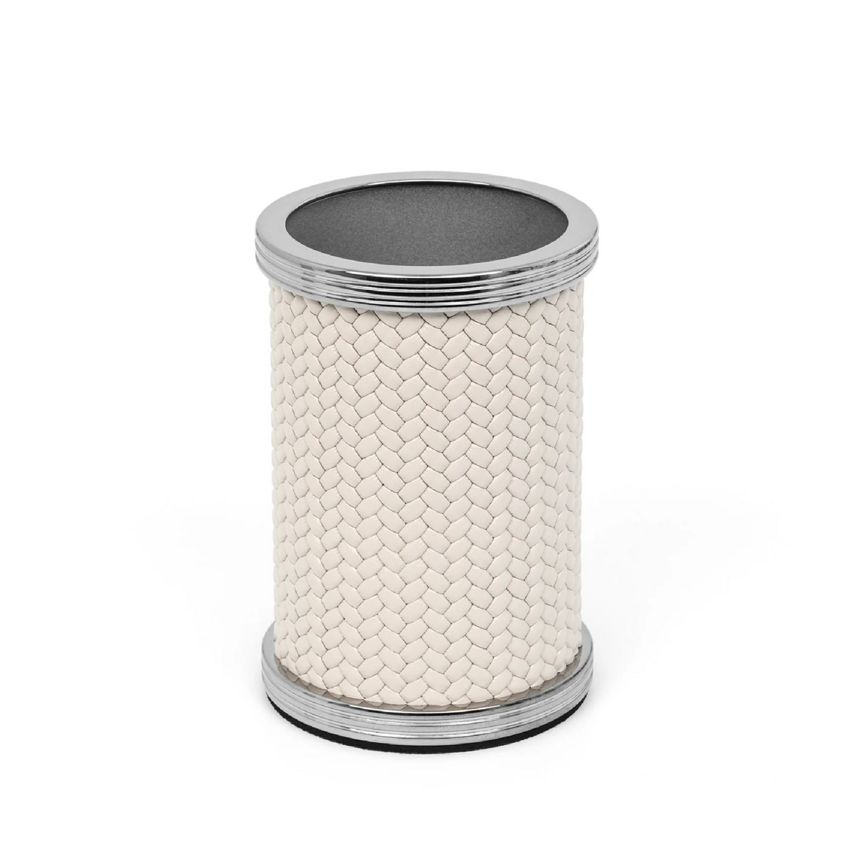 Leather Cylinder Toothbrush Holder | Pinetti Carol | OROA.com