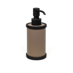 Leather Covered Soap Dispenser | Pinetti Carol | OROA.com