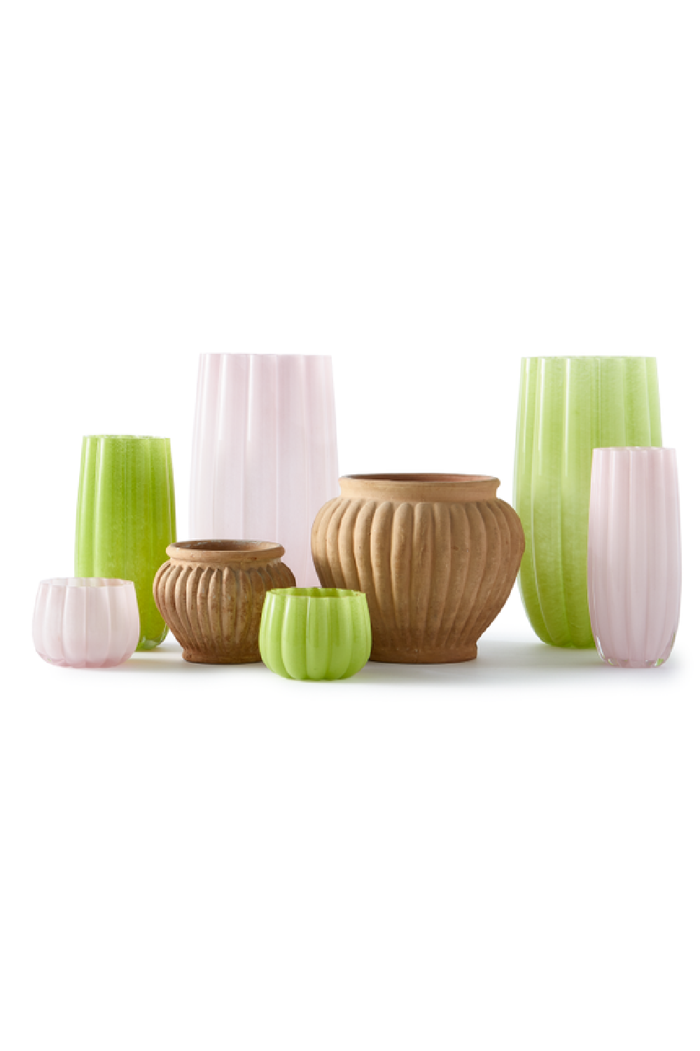 Olive Green Glass Vase | Pols Potten Melon | Oroa.com