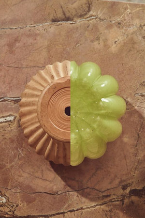 Olive Green Glass Vase | Pols Potten Melon | Oroa.com
