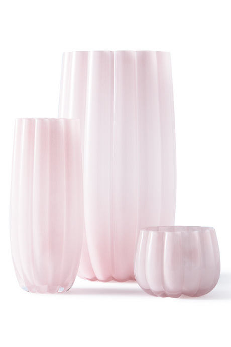 Light Pink Glass Vase | Pols Potten Melon | Oroa.com