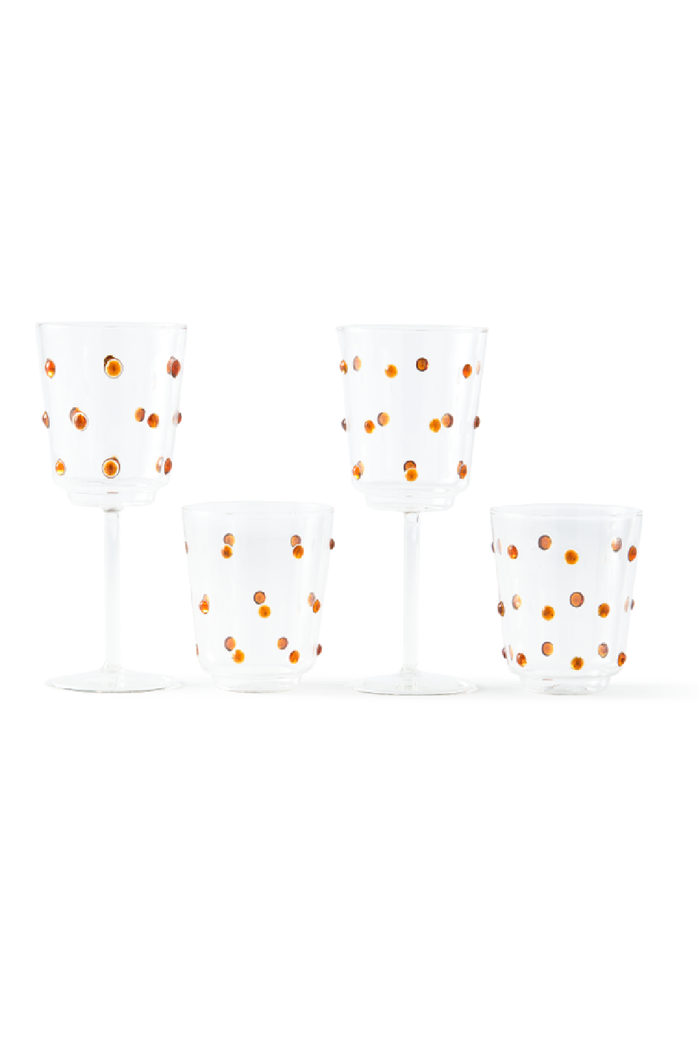 Dotted Glass Tumbler | Pols Potten Nob | Oroa.com