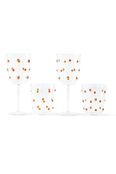 Dotted Glass Tumbler | Pols Potten Nob | Oroa.com