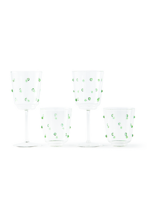 Dotted Glass Tumbler | Pols Potten Nob | Oroa.com