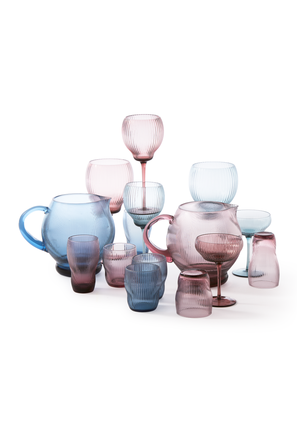 Light Blue Wine Glass S | Pols Potten Pum | Oroa.com