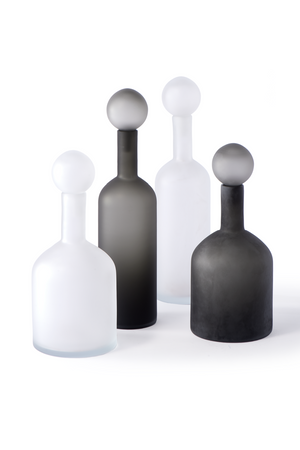 Minimalist Glass Decor (Set of 4) | Pols Potten Bubbles and Bottles | Oroa.com