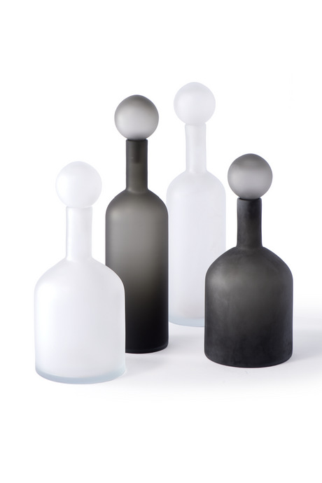 Minimalist Glass Decor (Set of 4) | Pols Potten Bubbles and Bottles | Oroa.com