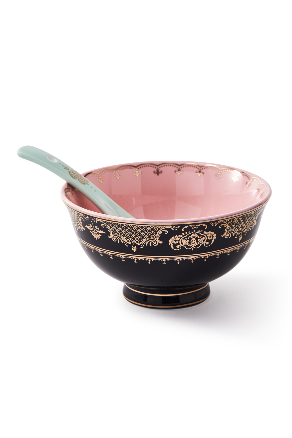 Glazed Porcelain Ramen Bowl Set | Pols Potten Grandpa | Oroa.com