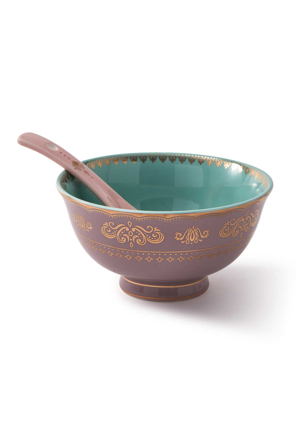 Glazed Porcelain Ramen Bowl Set | Pols Potten Grandpa | Oroa.com