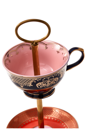 Multi-colored Porcelain High Tea Set | Pols Potten Grandpa | Oroa.com