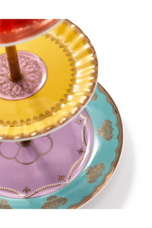 Multi-colored Porcelain High Tea Set | Pols Potten Grandpa | Oroa.com
