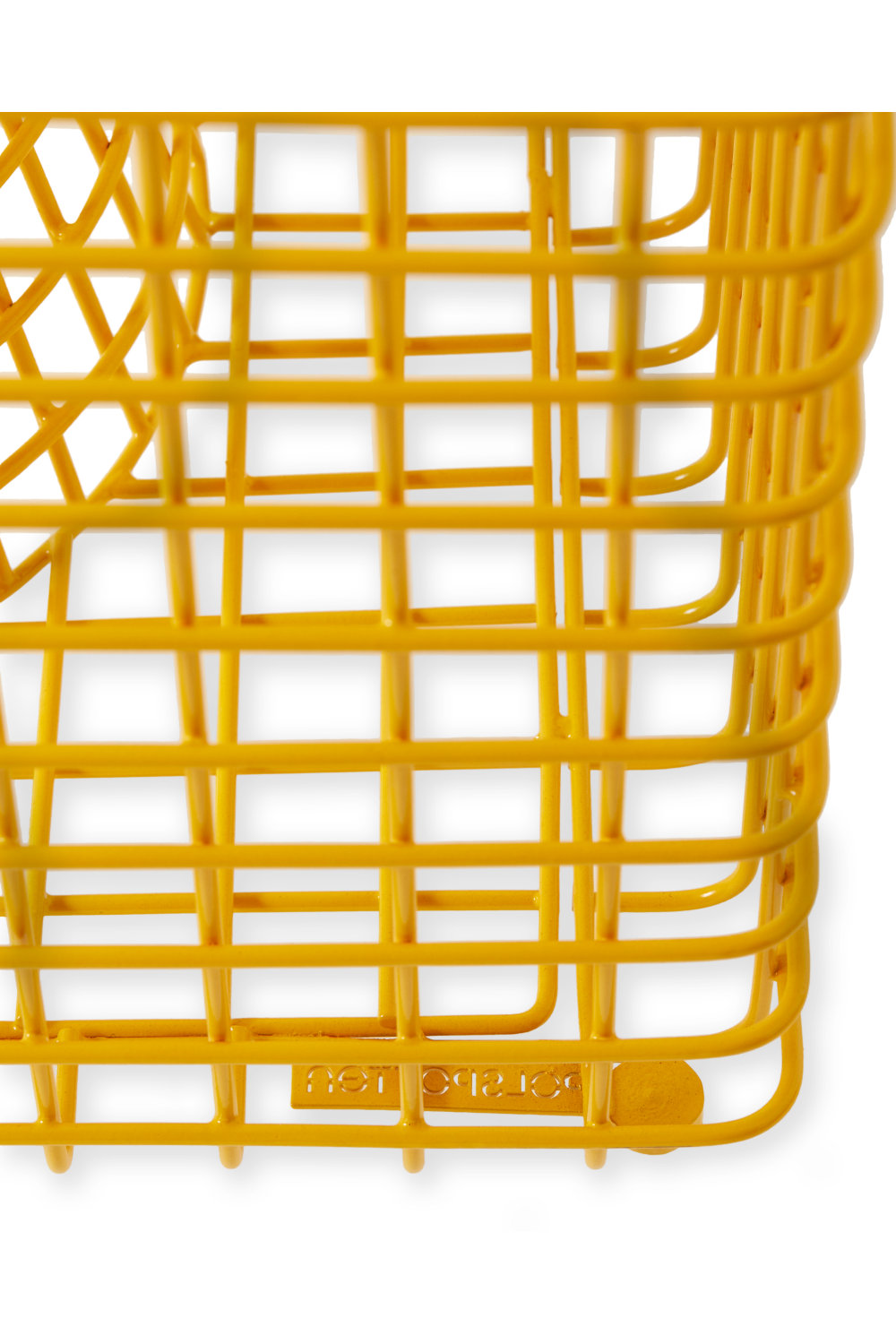 Yellow Metal Wire Stool | Pols Potten Zig Zag | Oroa.com