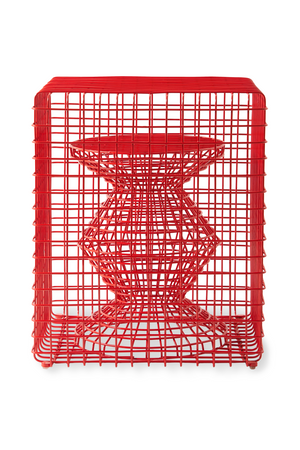Metal Wire Stool | Pols Potten Zig Zag | Oroa.com
