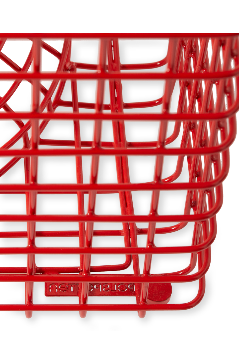 Red Metal Wire Stool | Pols Potten Zig Zag | Oroa.com