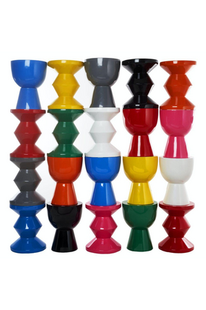 Lacquered Accent Stool | Pols Potten Zig Zag | Oroa.com