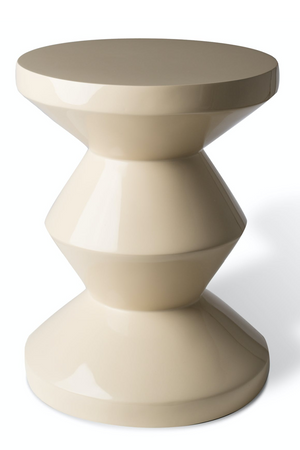 Lacquered Accent Stool | Pols Potten Zig Zag | Oroa.com