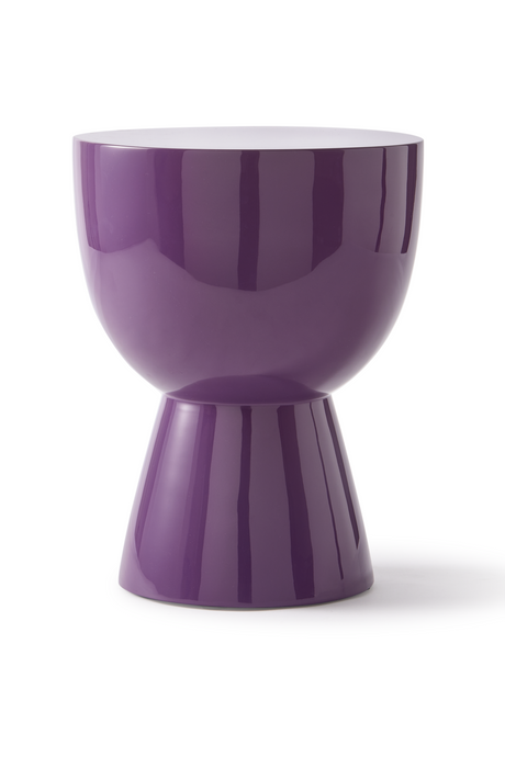 Dark Purple Modern Stool | Pols Potten Tip Tap | Oroa.com