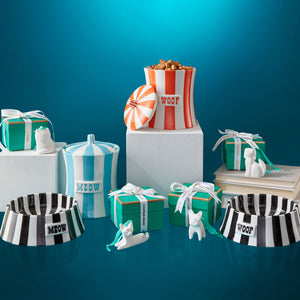 Stripes Porcelain Canister | Jonathan Adler Vice Woof | Oroa.com