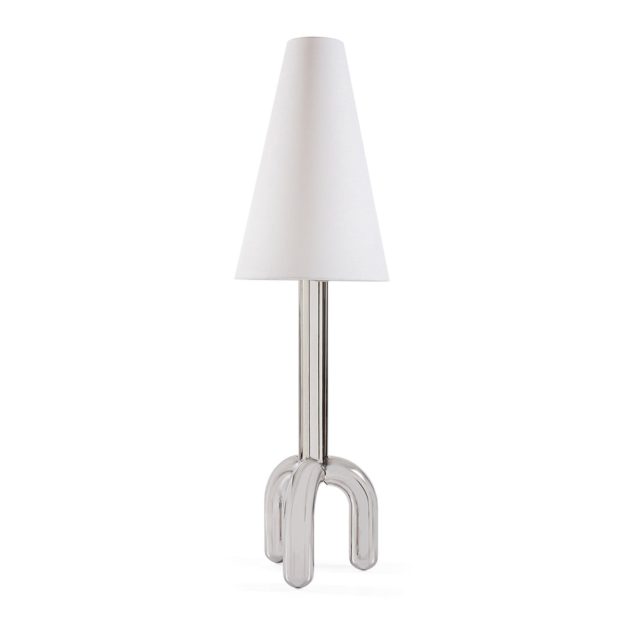 Polished Nickel Floor Lamp | Jonathan Adler Pompidou | Oroa.com