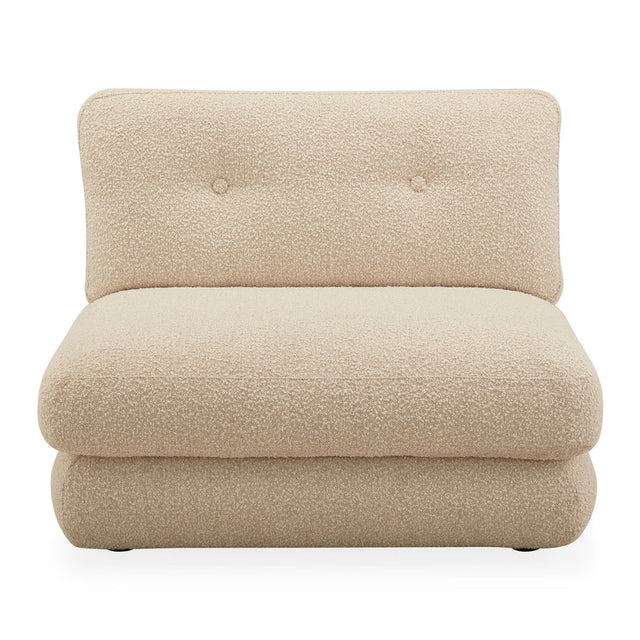 Bouclé Armless Modular Sofa | Jonathan Adler Pompidou | Oroa.com