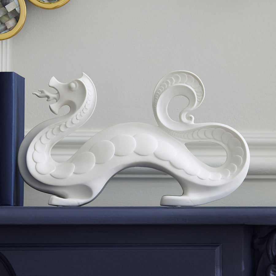 White Porcelain Sculpture | Jonathan Adler Dragon | Oroa.com