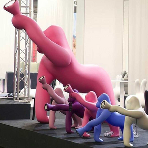 Gorilla-Shaped Table/Floor Lamp XS | Qeeboo Kong | OROA.com