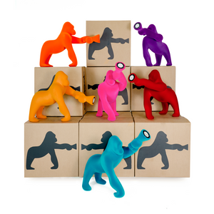 Gorilla-Shaped Table/Floor Lamp XS | Qeeboo Kong | OROA.com