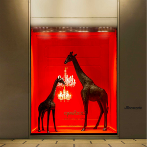Giraffe Statue Floor Lamp | Qeeboo Giraffe in Love | OROA.com