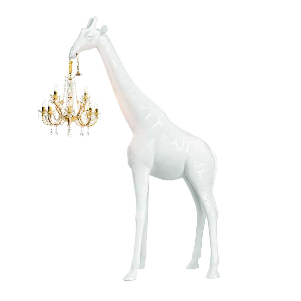Giraffe Statue Floor Lamp | Qeeboo Giraffe in Love | OROA.com
