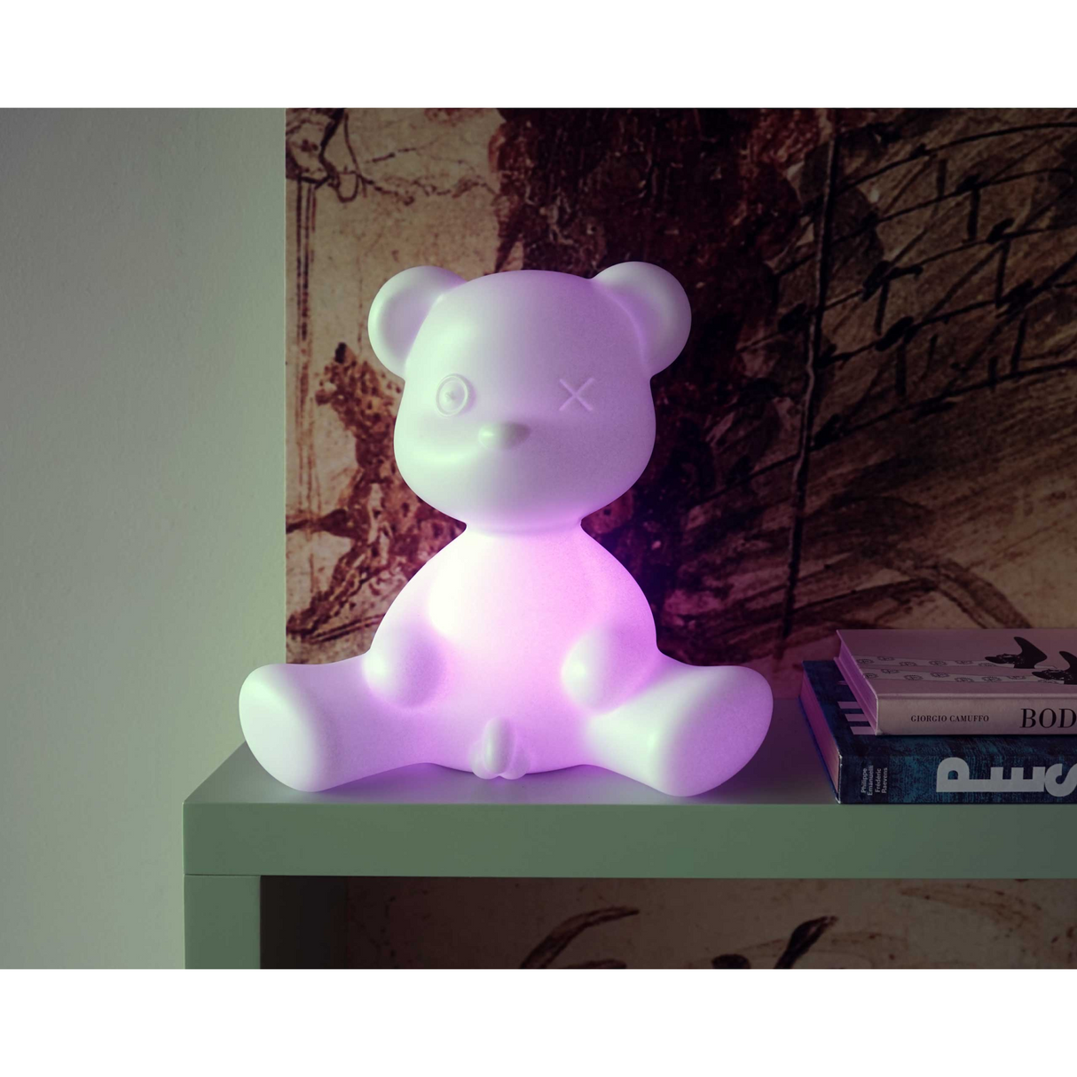 White Bear Rechargeable LED Lamp | Qeeboo Teddy Boy | OROA.com