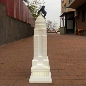 White Architectural Rechargeable LED Lamp | Qeeboo Empire | OROA.com