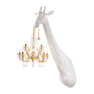 Animal Head Wall Lamp | Qeeboo Giraffe in Love | OROA.com