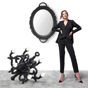 Classic Indoor/Outdoor Floor Lamp | Qeeboo Fallen Chandelier | Oroa.com