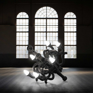 Classic Indoor/Outdoor Floor Lamp | Qeeboo Fallen Chandelier | Oroa.com