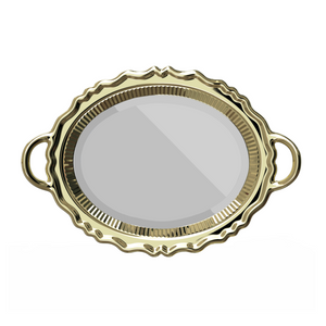 Metallic Tray Wall Mirror | Qeeboo Plateau Miroir | OROA.com