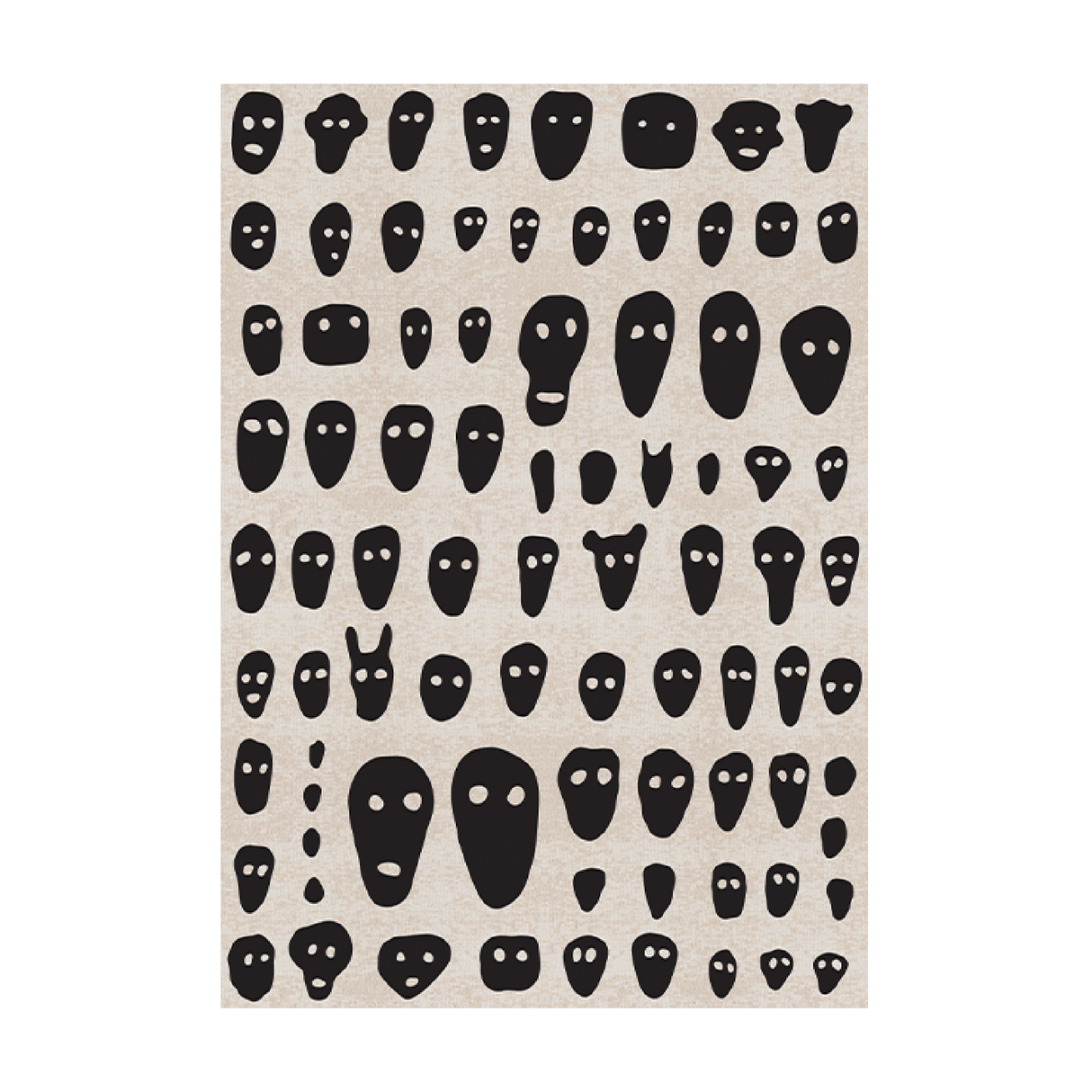 Graphic Art Carpet | Qeeboo Stencils | Oroa.com